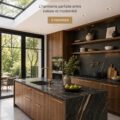 Un intérieur moderne alliant luxe et confort avec des meubles élégants et des couleurs apaisantes