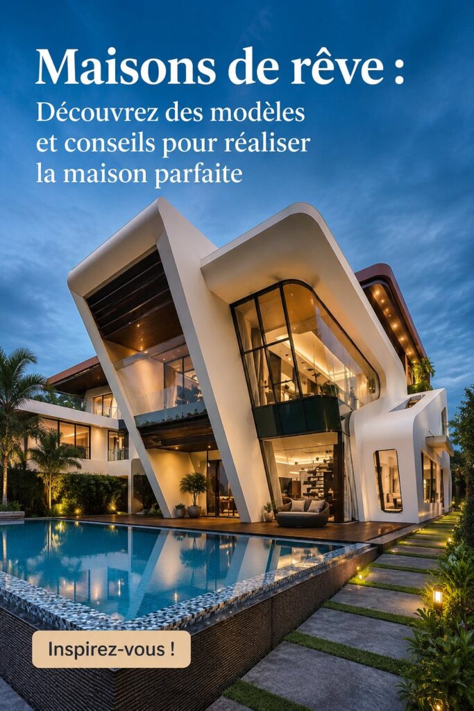 Modèle de maison stylée avec une décoration intérieure moderne, mettant en avant le luxe et le confort.