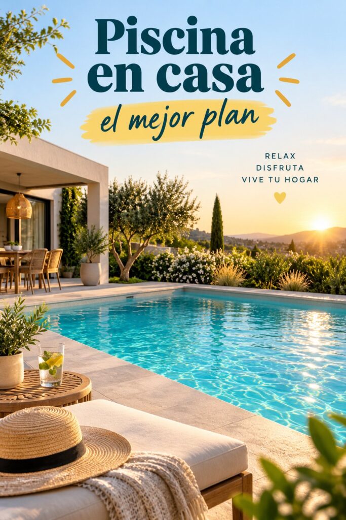 Une piscine design dans un jardin lumineux, parfaite pour l'été.