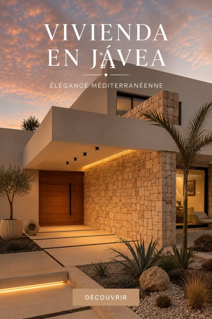Villa de luxe à Jávea, avec piscine et design élégant